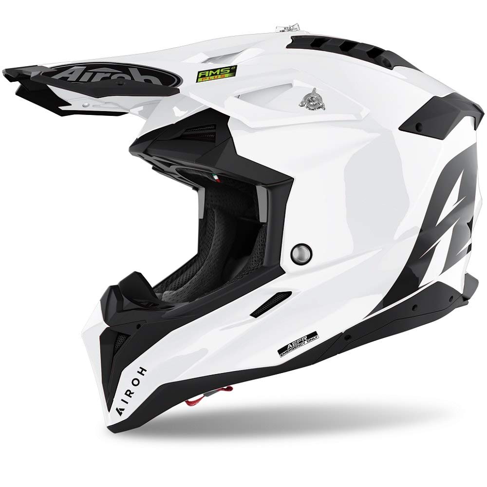 Airoh Unisex Aviator Helm, WHITE GLOSS, XXL EU