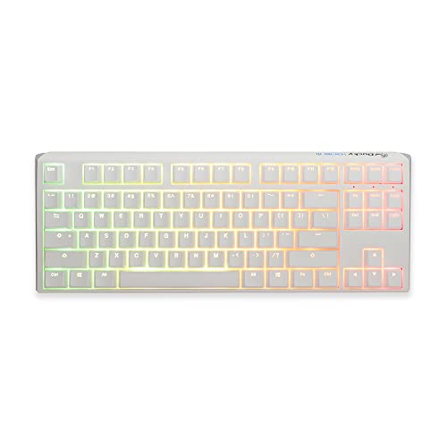 Ducky One 3 Classic Pure White TKL Gaming Tastatur, RGB LED - MX-Brown (US)