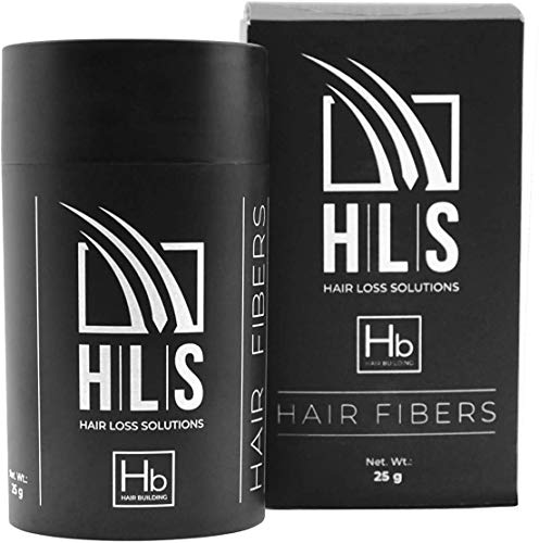 HLS Haarausfalllösungen – Haarfasern kaschiert sofort dünner werdendes und kahles Haar Unser HLS Haarpulver ist nicht erkennbar und ist ein sofortiger Haarverdicker, Haarfasern 25 g (Mittelblond)