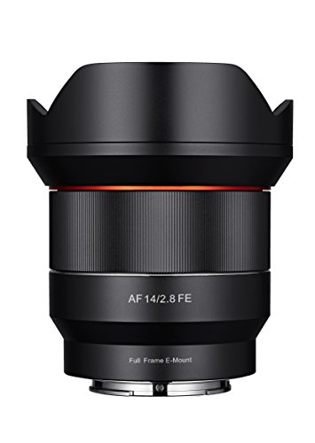 Samyang syio14af-e 14 mm f2.8 Full Frame Auto Focus Objektiv für Sony E-Mount, schwarz