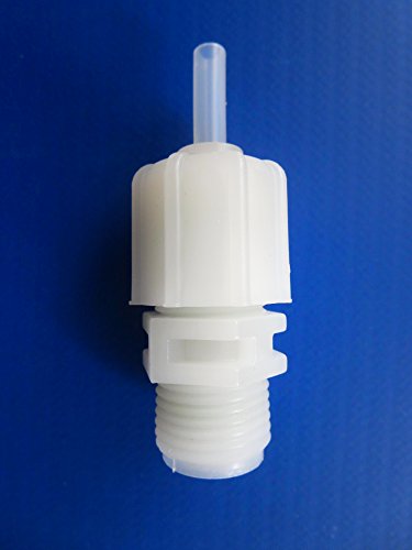 alfa-pool Dosierventil PVDF/Viton 1/2" AG Anschluss 4x6mm inkl. 2m PE Schlauch (80281)