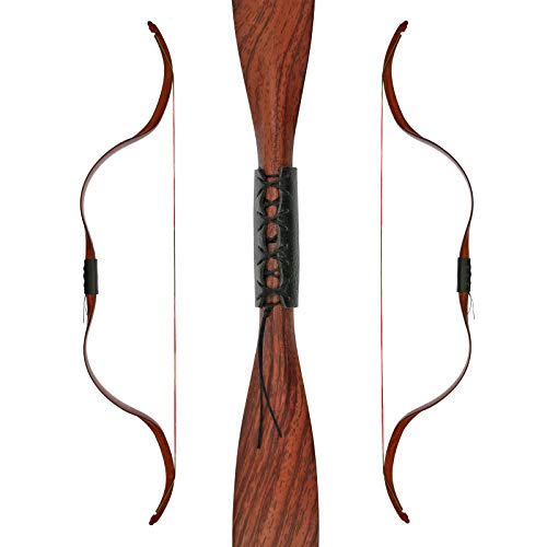 Drake Mongolia Bow - 48 Zoll - 18-30 lbs - Reiterbogen (30 lbs, Red Wood)