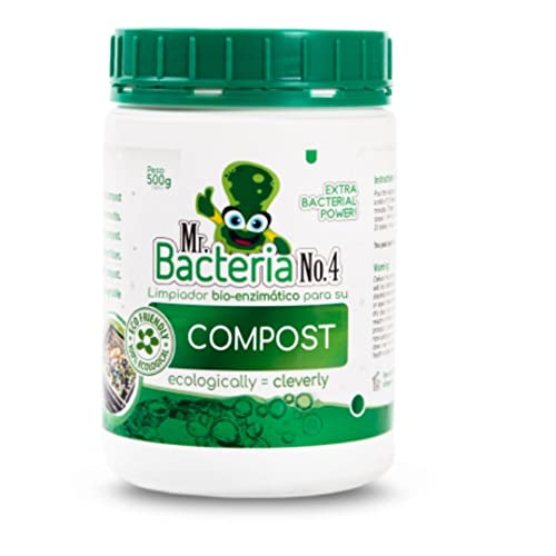 Mr.Bacteria No.4 Bioenzymatischer Reiniger für Ihren KOMPOST (Kompostbeschleuniger) 500g - 1 Stück