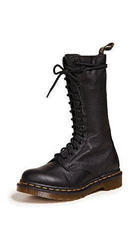 Dr. Martens 1B99 Virginia BLACK, Damen Combat Boots, Schwarz (Black), 38 EU (5 Damen UK)