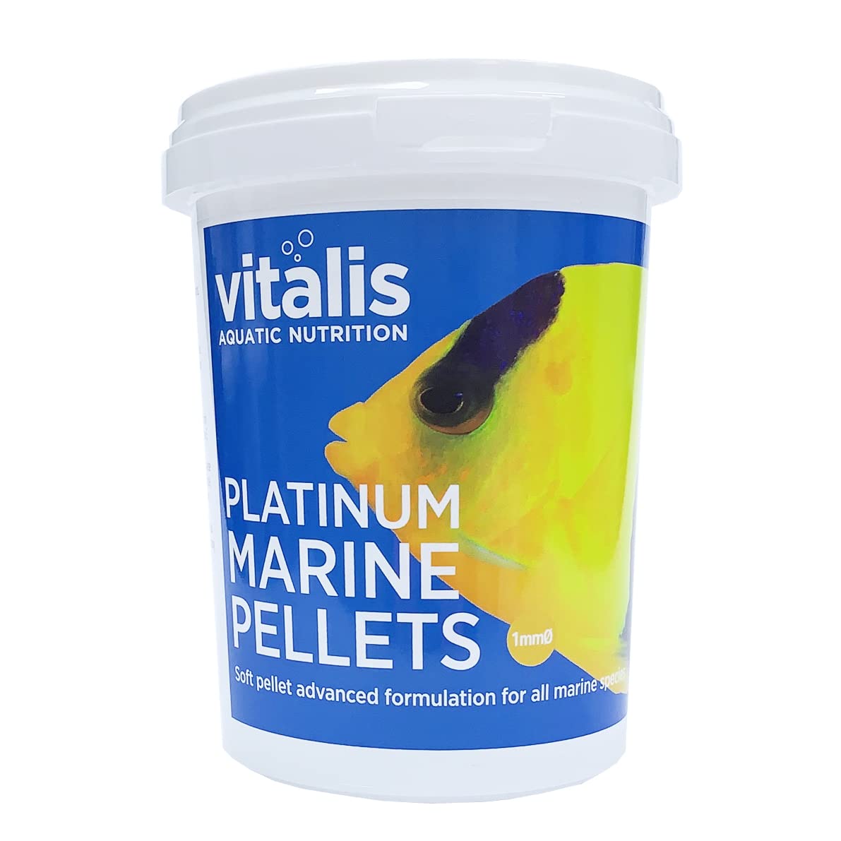 Vitalis Platinum Marine Pellets Fischfutter Aquarium (260g) Fischfutter Aquarium Pellets für Marine Fischarten - hochverdaulich und ausgewogen - Vitamine und Mineralien (260g)