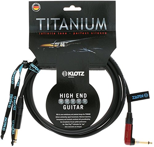 Klotz tir0600psp Titan Gitarre Kabel mit Silent Plug, 1/10,2 cm gerade nach rechts Winkel, 20 '