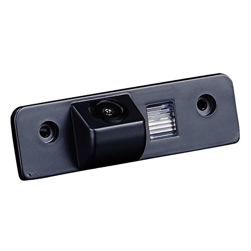 Navinio Auto Rückfahrkamera in Kennzeichenleuchte Einparkhilfe Fahrzeug-spezifische Kamera integriert in Nummernschild Licht für VW Skoda Octavia/Roomster/Tour