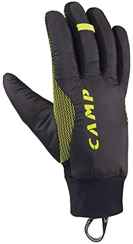 CAMP G Air Grün - Primaloft Isolierter ultraleichter Primaloft Handschuh, Größe M - Farbe Black - Lime
