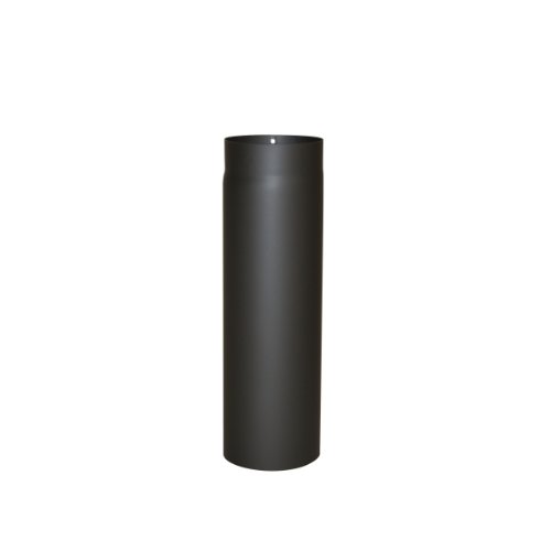 Ofenrohr Senotherm® 2 mm Ø 120 mm hitzebeständig lackiert, gerade - Rauchrohr, Kaminrohr schwarz - für Pellettofen und Kamine - Länge: 500 mm