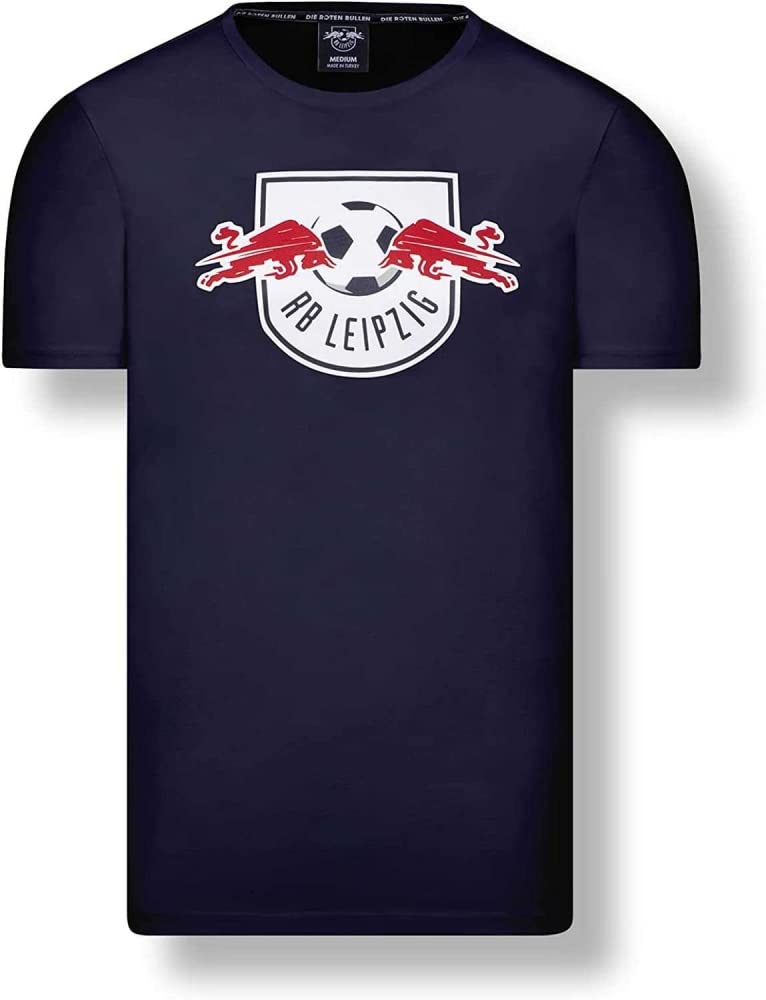 RB Leipzig Club T-Shirt - Logo - blau RBL Shirt Größe XS