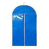 LDIW Kleiderschutzhülle Nicht Gewebt Kleider Schutzhülle Staubschutz Kleidersack (10 Stück),Blau,60x120cm