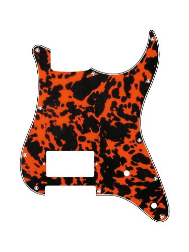 Pickguard E-Gitarre I Standart 11-Loch 3-lagig Wild Cat Orange H