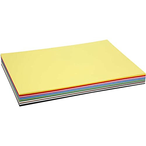 Kraftkarton, A2, 42 x 60 cm, 180 cm, verschiedene Farben, 20 Bögen