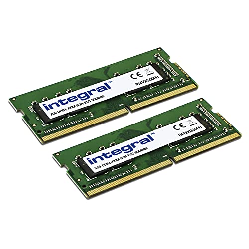 Integral Memory DDR4 16 GB (2 x 8 GB) SODIMM 2666 MHz PC4-21300 260 Pins Kit Speicher Laptop für PC und Mac