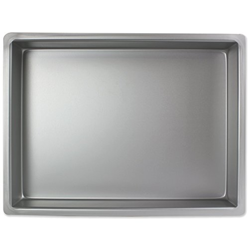 PME OBL12184 Längliche Aluminium-Backform 304 x 457 x 102 mm, Silver, 30 x 45 x 10 cm