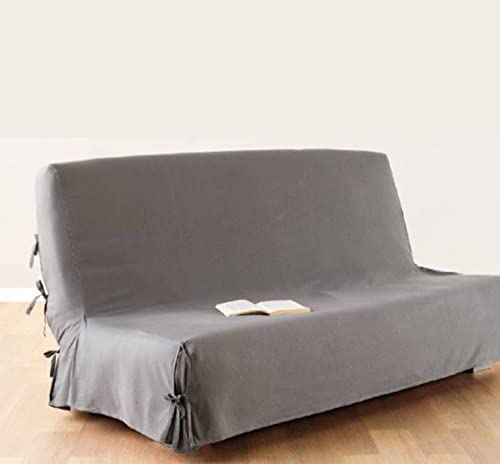 ATMOSPHERA Bezug für ausklappbares Sofa -100% Baumwolle - Farbe Helles GRAU