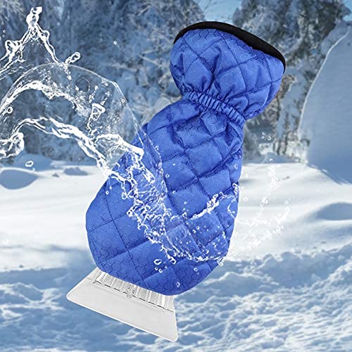 Coindivi Eiskratzer kompatibel mit Auto-Windschutzscheibe mit Handschuh, Schnee-Eiskratzer-Entferner-Werkzeug mit Handschuh, wasserdicht, Schneeschaufel zum Heizen, Compa