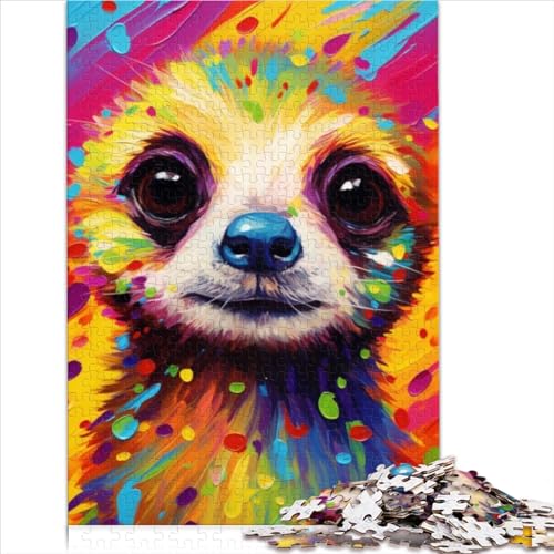 1000 Large Piece Jigsaw Puzzle for Adults Meerkat Easy Adult Jigsaw Puzzles Wooden Puzzles for Adults Puzzle Gifts Educational Game Challenge Toy 1000pcs（50x75cm）