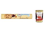 12x Mulino Bianco Baiocchi tube schoko reigel Kekse mit Schokolade 168gr snack + Italian Gourmet polpa 400g