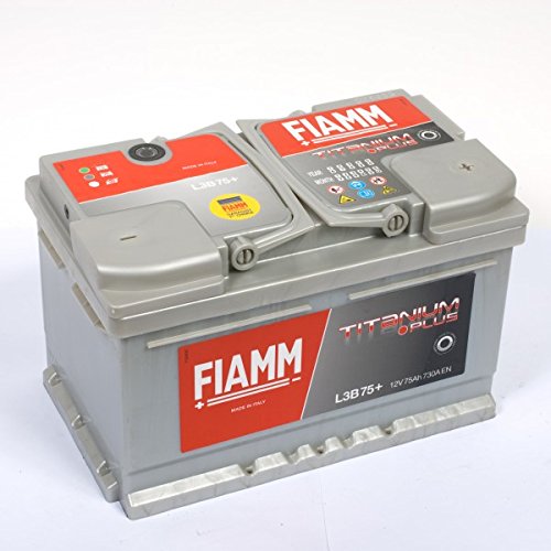 FIAMM Titanium Plus L3B75+ Autobatterie, 75 Ah 730 A, Pluspol rechts