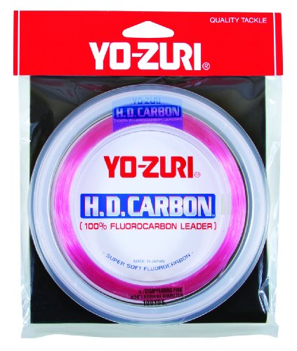 Yo-Zuri Fluorocarbon-Vorfachschnur, 91 m, Rosa, 11,3 kg