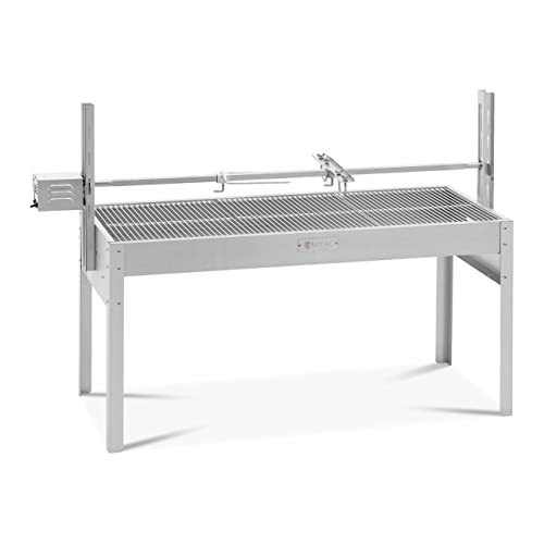 Royal Catering RCSG-70P Spanferkelgrill 40 kg Länge Grillspieß: 127 cm Spießgrill Lammgrill Spanferkelgrill Gastro