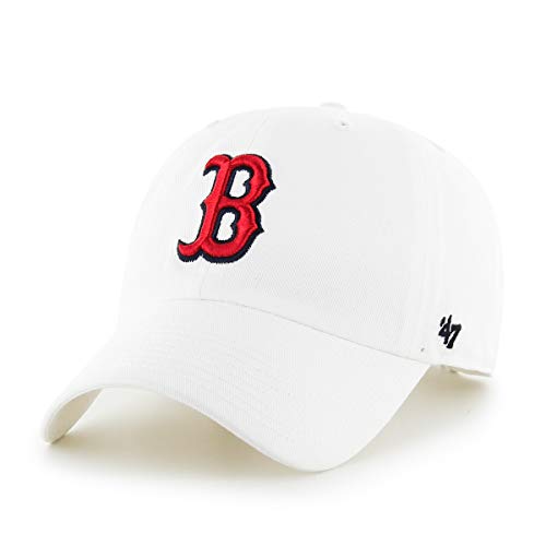 47Brand Relaxed Fit Cap - MLB CLEAN UP Boston Red Sox weiß