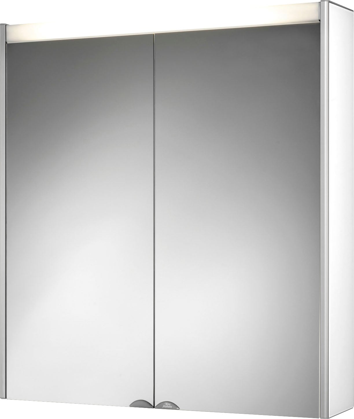 Spiegelschrank »DekorALU LS«, 2-türig, BxH: 65,4 x 72 cm, beleuchtet