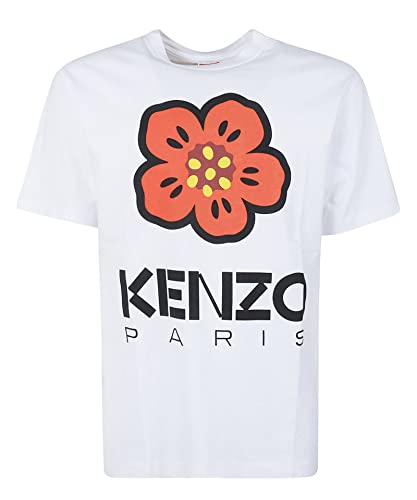 Kenzo Herren T-Shirt boke Flower White M