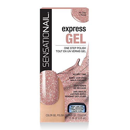 SensatioNail Express Gel Polish All day I rosé, 1er Pack (1 x 10 ml)