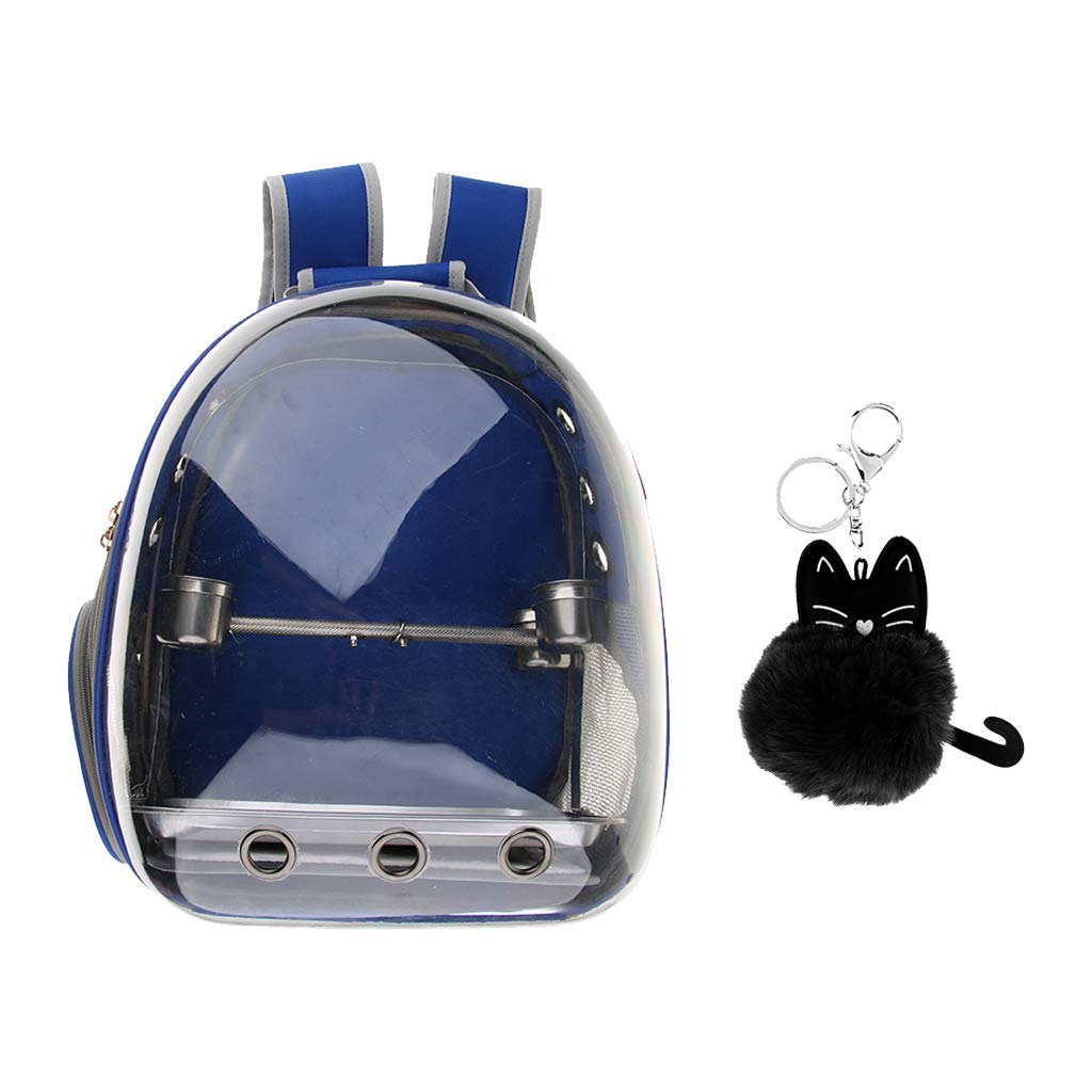 Backbayia 2 Stück Gepäck Reise für Haustiere Transporttasche faltbar für Hamster Ratten Mäuse Rennmäusen (blau)