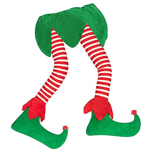 Lipeed Weihnachten Elf Beine Dekorationen Weihnachtself Beine und Füße Weihnachten Santa Elf Beine Ornament Weihnachtsbaum Anhänger Dekor Elf Beine Füße für Weihnachtsdekoration