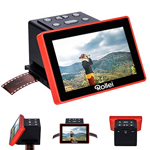 Rollei Dia-Film Scanner DF-S 1300 SE, 13 Megapixel Mulit Scanner inkl. 5" TFT-LCD Farbmonitor für Dias und Negativ, ideal zum digitalisieren von Foto´s und Dias.