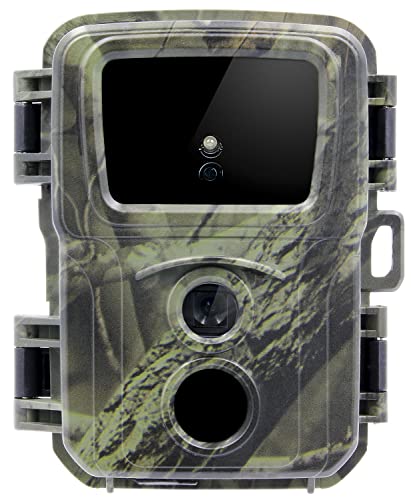 EL-HOME Wildkamera Fotofalle HC-06G6 - Foto 20 Mpx, Video 1080p, optisches Sichtfeld 90°, Nachtsicht 26x IR, Bewegungssensor, IP54