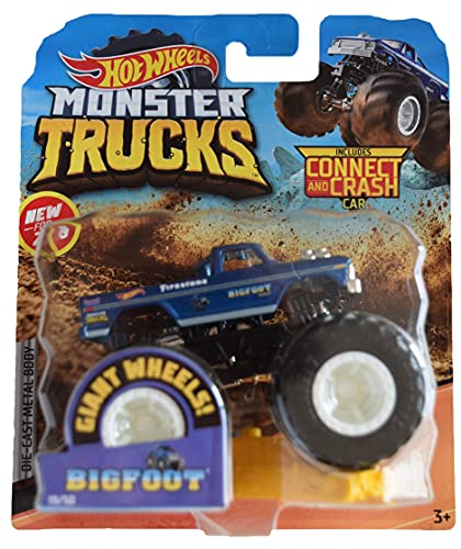 Hot Wheels - FYJ44 Monster Trucks 1:64 Die-Cast Spielzeugauto, Zufällige Auswahl, Spielzeug ab 3 Jahren