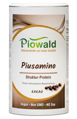 PIUSAMINO® KAKAO - 500g Pulver - Strukturprotein mit veganem Kollagenpulver