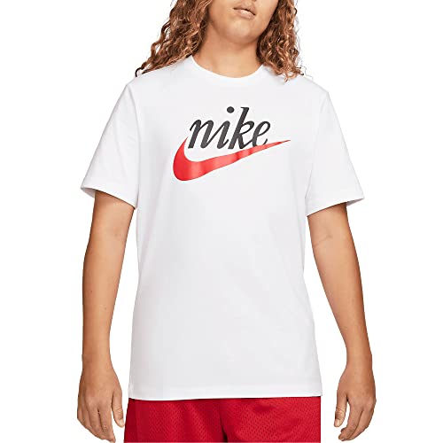 Nike DZ3279-100 M NSW Tee Futura 2 T-Shirt Herren White Größe M