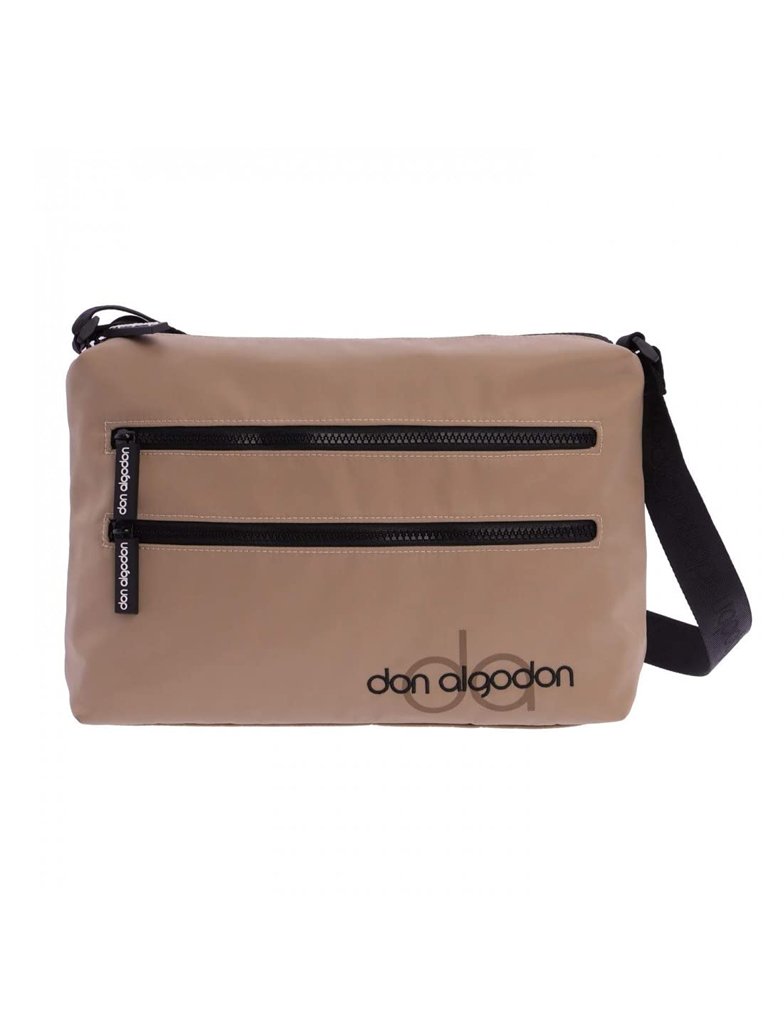 DON ALGODON Damen Zita Shoulder Bag Damen Umh ngetaschen, Beige, 30 x 9.5 19 cm EU