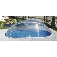SUMMER FUN Überdachung »Cabrio Dome«, Breite: 320 cm, Aluminium/Polyvinylchlorid - transparent