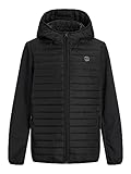 JACK & JONES JUNIOR Jungen JJEMULTI Quilted Jacket NOOS JNR gesteppt, Black/Detail:Set-IN Sleeves, 164