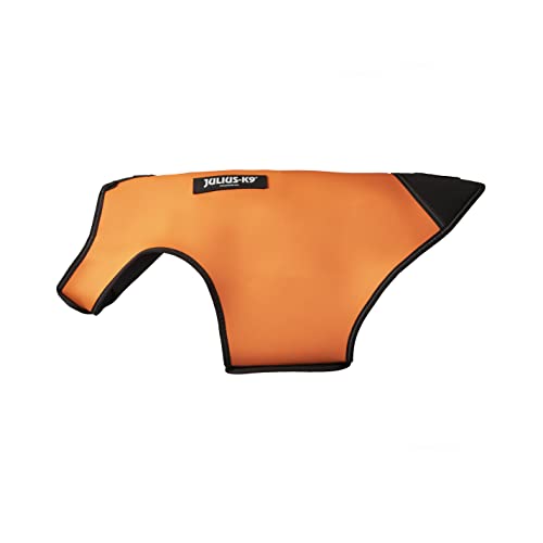 Julius-K9, IDC Neoprene Hundekleidung, Size: XL, Schwarz und UV Orange