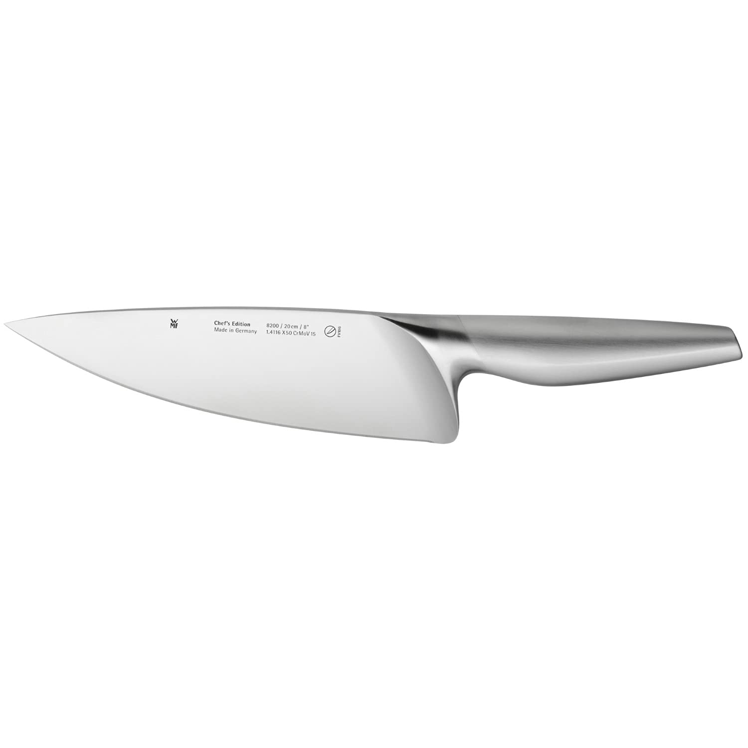 WMF Chef's Edition Kochmesser 32 cm, Made in Germany, Messer geschmiedet, Performance Cut, Spezialklingenstahl, Holzbox, Klinge 20 cm