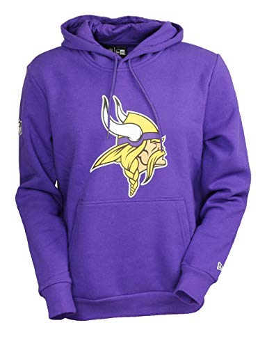 New Era Minnesota Vikings Hoody Team Logo Reverse Purple - L