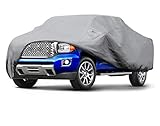 Car Cover Autoabdeckung Autoplane Autoabdeckplane 590Cm 232cm 3 Layer Truck Pickup Cover Outdoor Wasserdichte Abdeckungen Coat Protector Regen Uv Staubschutz,Für Pickups Vollgarage Autoabdeckungen