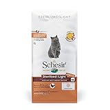 Schesir Cat Sterilized Huhn, Katzenfutter trocken für sterilisierte Katzen, Beutel, 10 kg