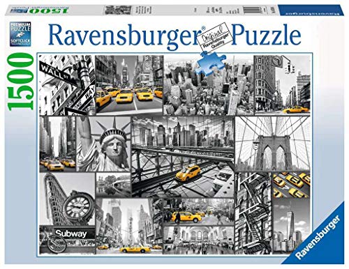 Ravensburger Puzzle 16354 - Farbtupfer in New York - 1500 Teile Puzzle für Erwachsene und Kinder ab 14 Jahren, Puzzle-Motiv mit New York Collage