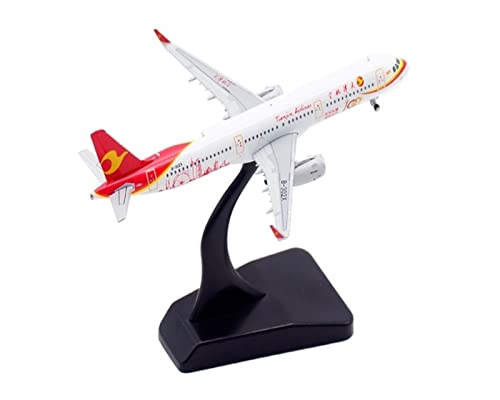 KANDUO for:Flugzeug Druckguss Flugzeugmodell aus Legierung Tianjin Airlines A321 B-302X im Maßstab 1:400 Geschenke für Familie und Freunde