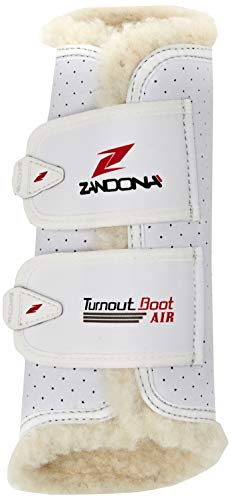 Zandonà Turnout Boot Air Rear, Pferde-Protektoren, Weiß, XL
