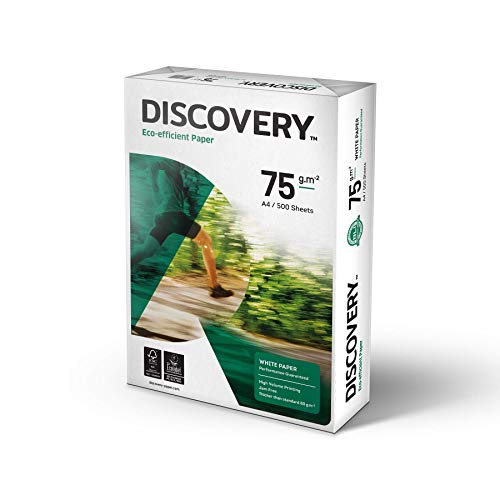 Discovery A4 Wert Büro Papier - Weiß [5 x 500 Blatt]