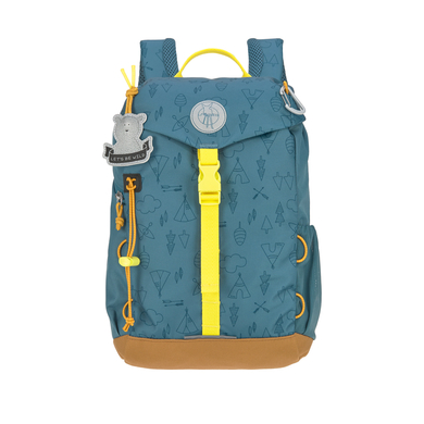 LÄSSIG Kinder Wanderrucksack Kinderrucksack Ausflug Trekkingrucksack ab 3 Jahre, 9 Liter/Outdoor Backpack Adventure Blau